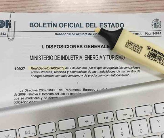 El nuevo decreto de autoconsumo para las renovables